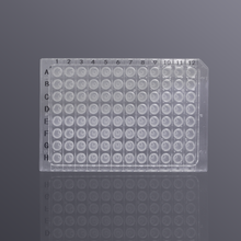 Load image into Gallery viewer, 0.1mL 96 well Segmented PCR plate, Semi-skirted, clear
