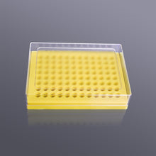 Load image into Gallery viewer, PCR tube racks-Choice of yellow,  grey, blue, black, orange	colors
