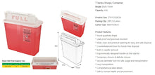 Load image into Gallery viewer, Sharps container biohazardous waste disposal -1L
